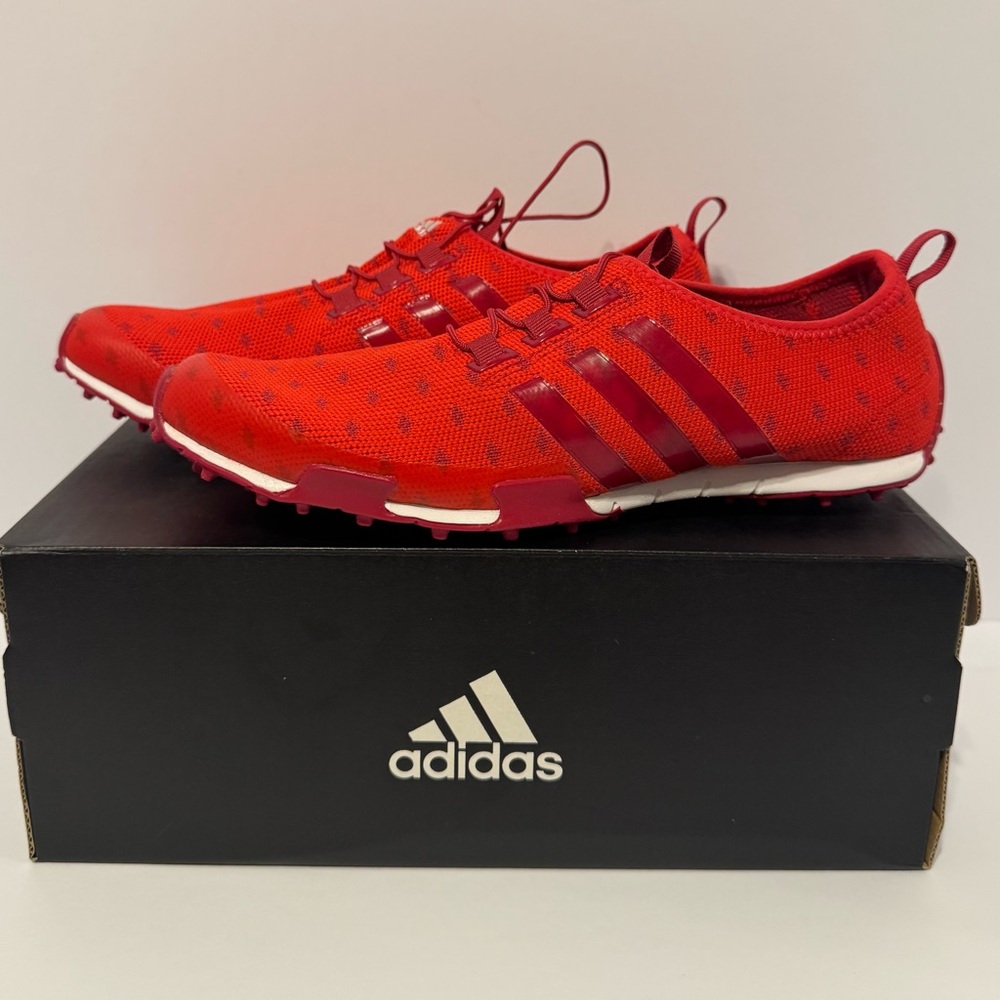 ADIDAS Ballerina Prime Knit Ladies Golf Shoes-Color Red #F33499 Size 6.5 New